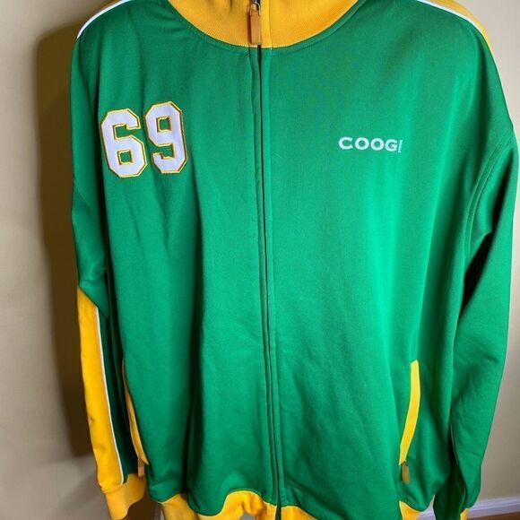 COOGI Heritage Embroidered Black Track Jacket XXL 2XL - Picture 6 of 7